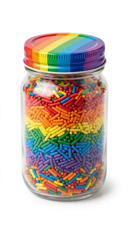 Pride Rainbow Objects Realistic Clipart
