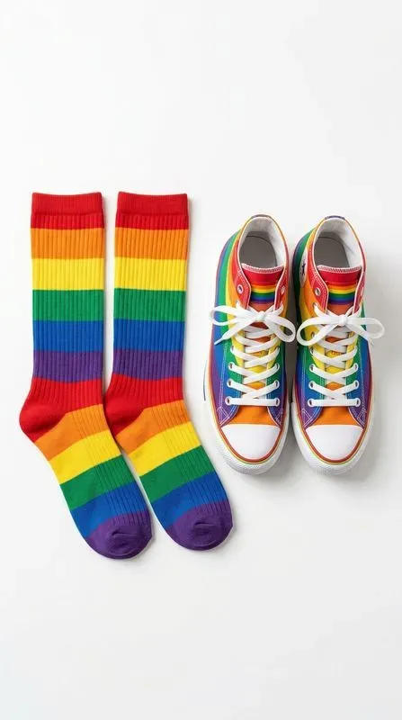 Pride Rainbow Objects Realistic Clipart