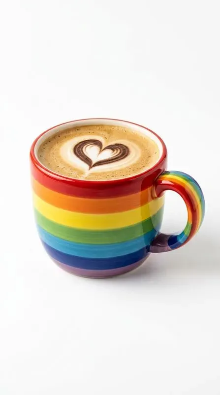 Pride Rainbow Objects Realistic Clipart