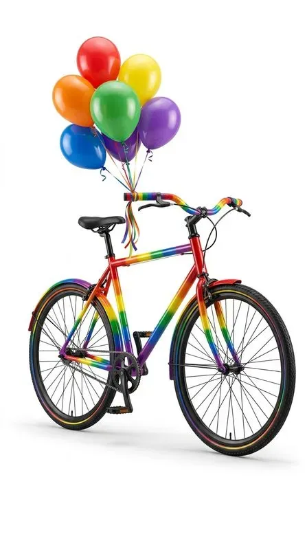 Pride Rainbow Objects Realistic Clipart