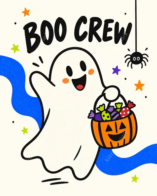 Halloween Editorial Doodle Posters