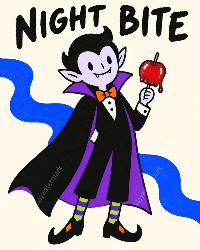 Halloween Editorial Doodle Posters