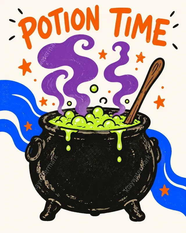 Halloween Editorial Doodle Posters