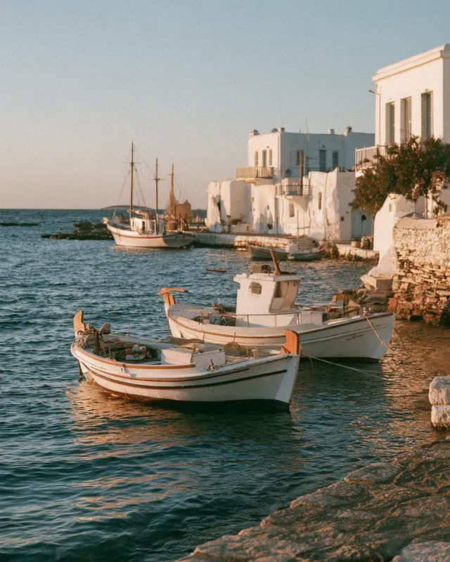 Dreamy Greek Islands Golden Hour Photos