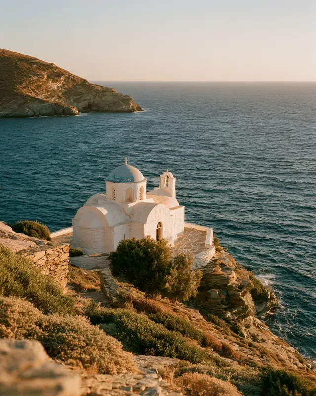 Dreamy Greek Islands Golden Hour Photos