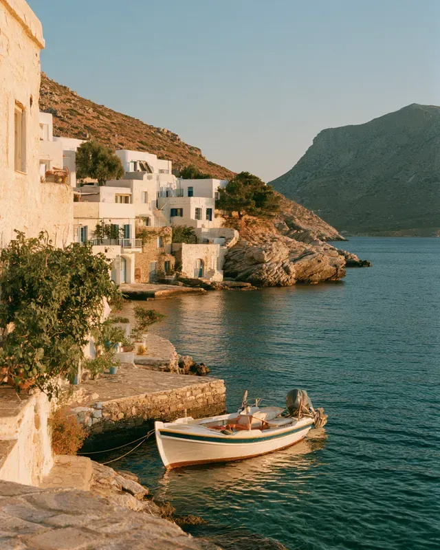 Dreamy Greek Islands Golden Hour Photos