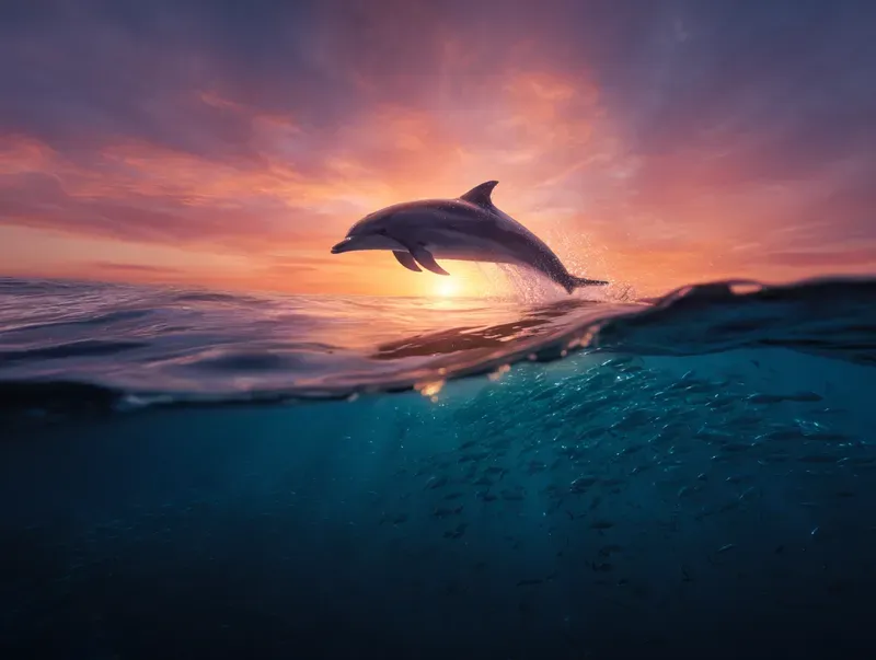 Split Water Animal Photography Generator