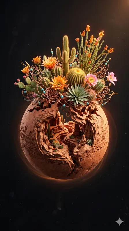 Mineral Biophilia Isometric Terrariums