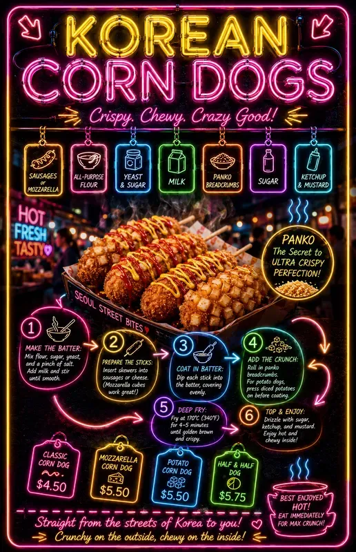 Neon Night Recipe Poster Generator