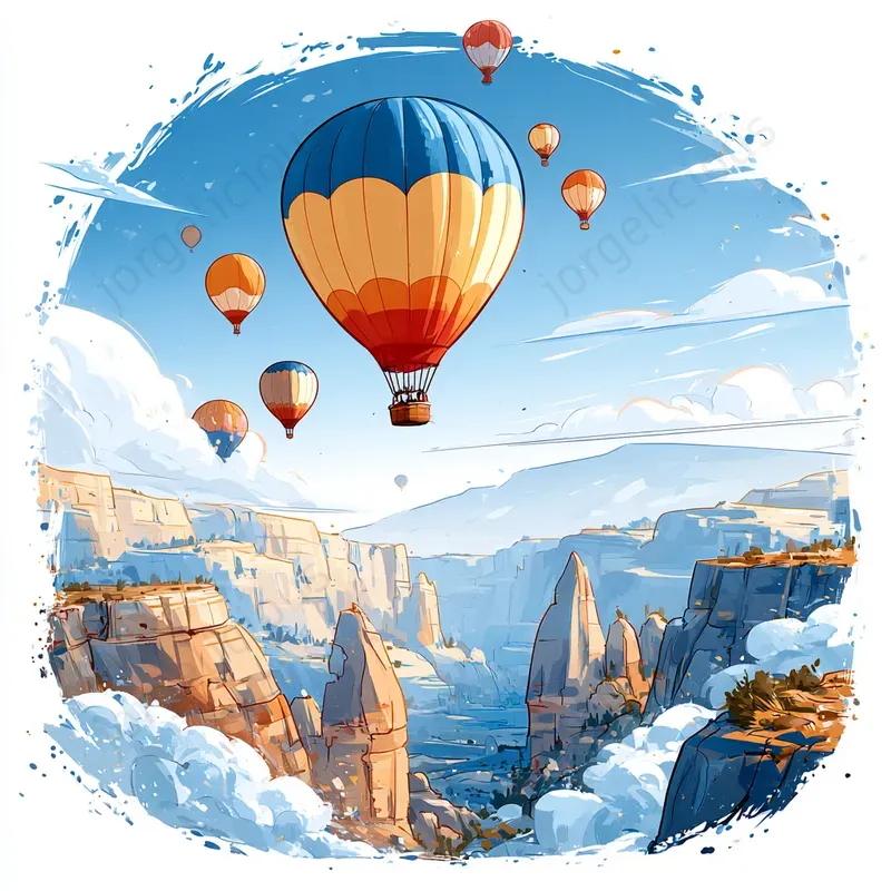 Painterly Adventure Illustrations