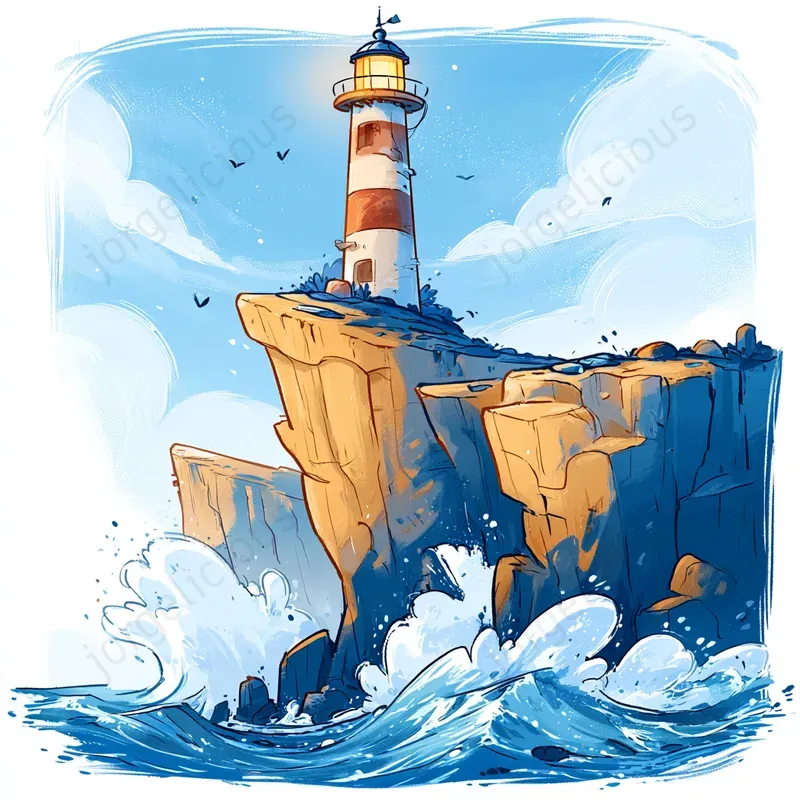 Painterly Adventure Illustrations