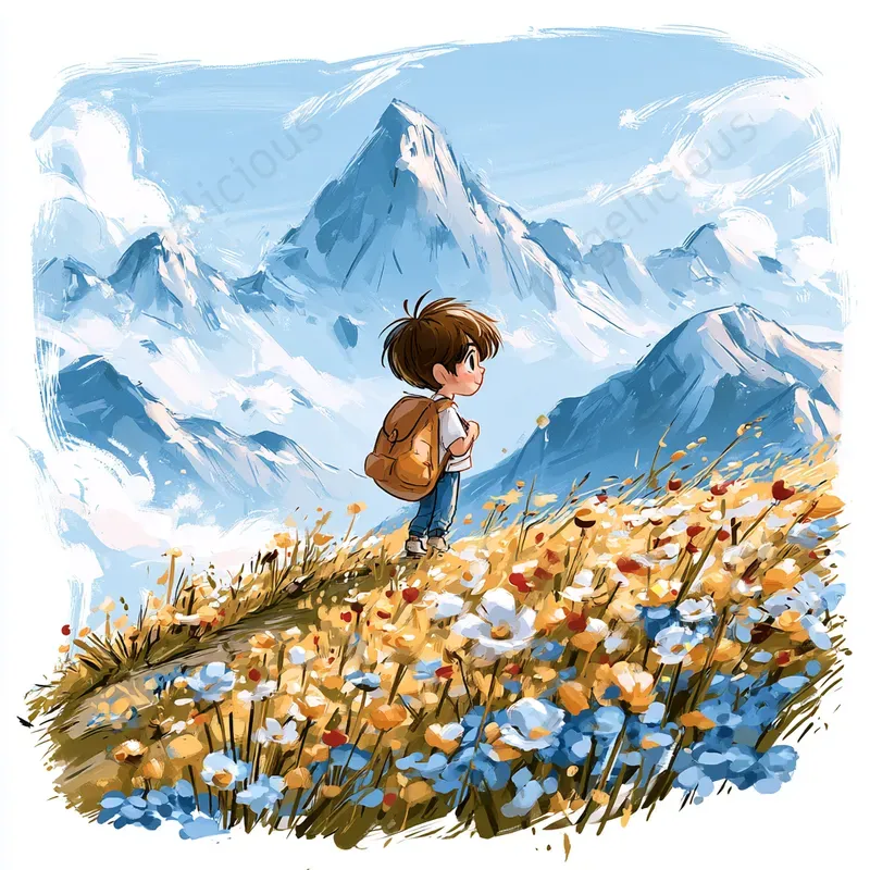 Painterly Adventure Illustrations