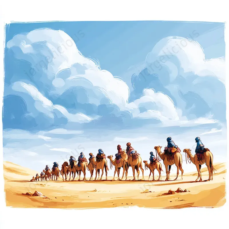 Painterly Adventure Illustrations
