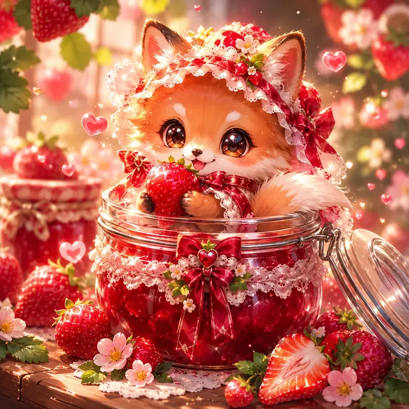 Cute Chibi Mascot Dessert Dream Art Sets