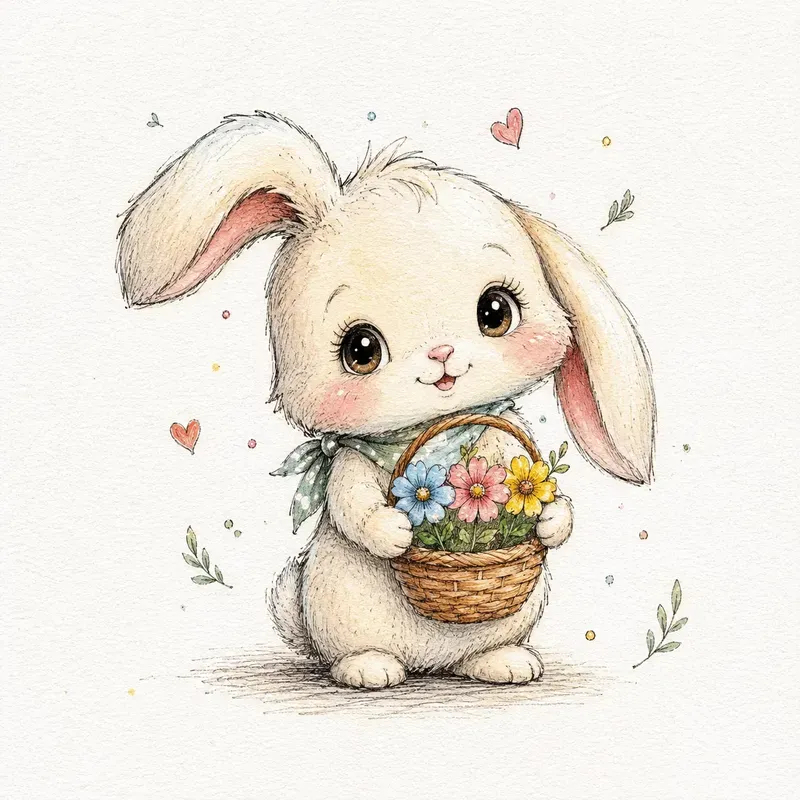 Whimsical Handdrawn Character Sketches