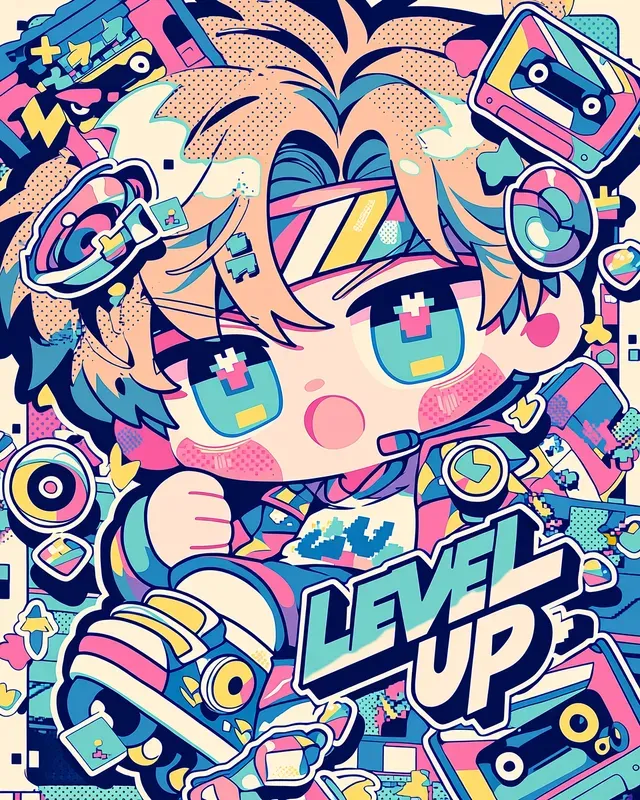 Retro Japanese Pop Poster Generator