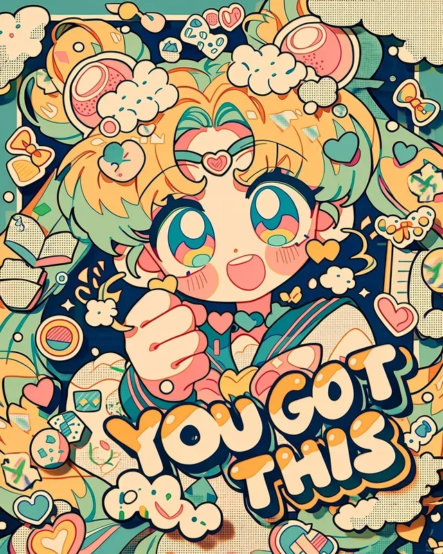 Retro Japanese Pop Poster Generator