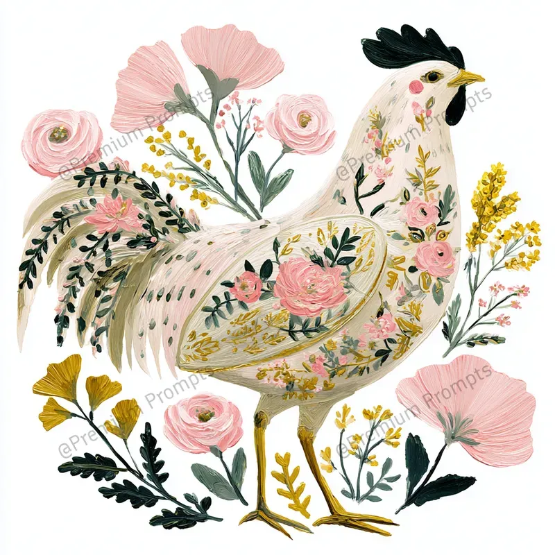 Romantic Cottagecore Soft Pastel Clipart