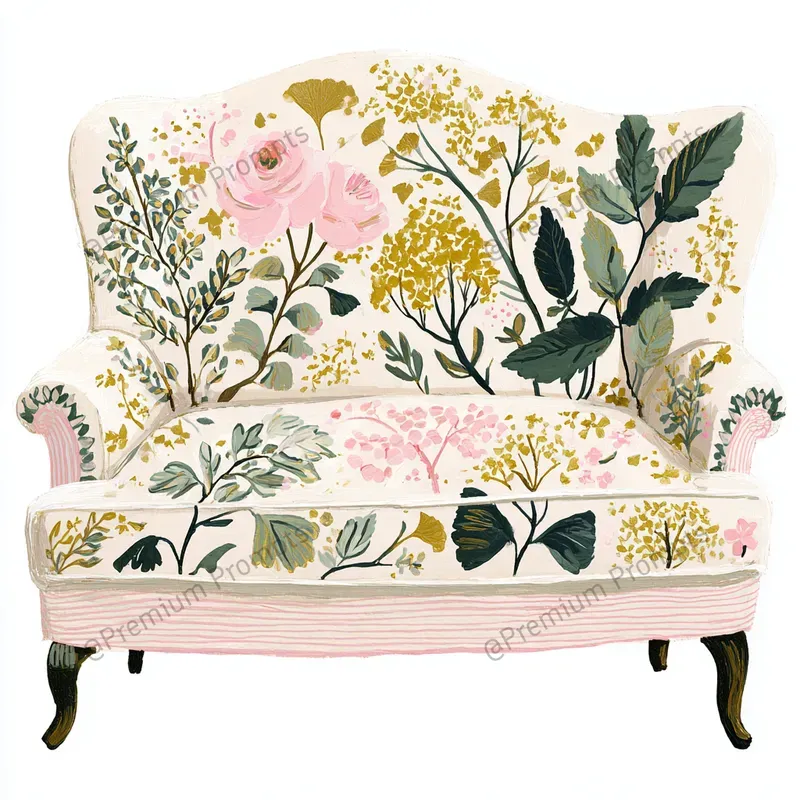 Romantic Cottagecore Soft Pastel Clipart