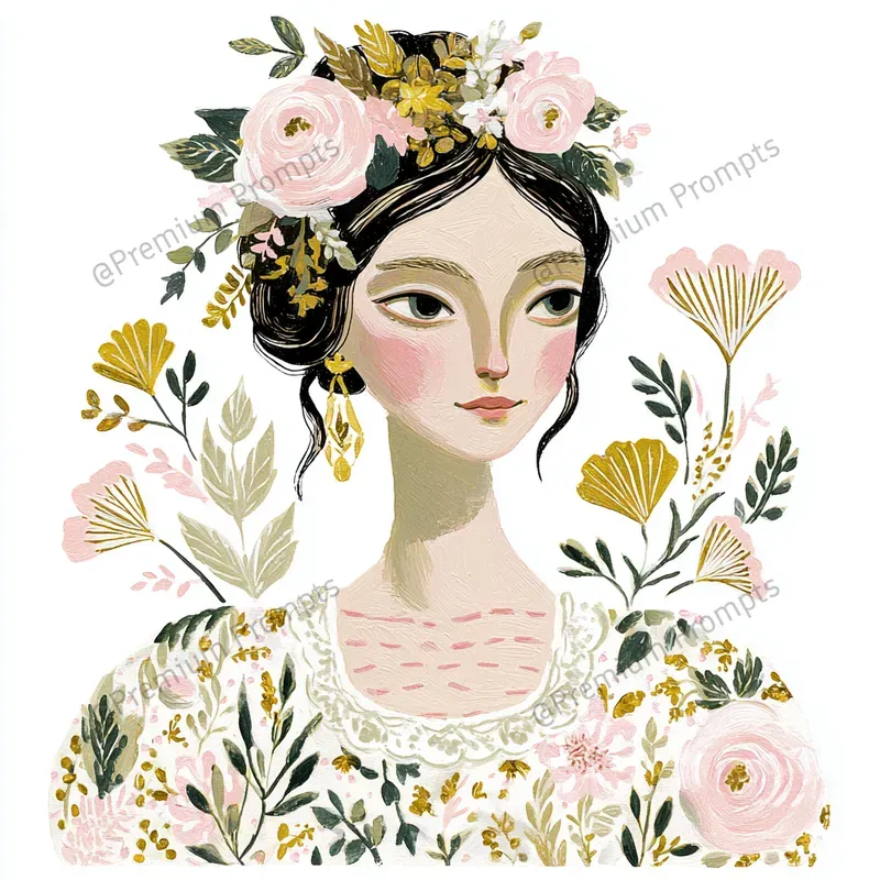 Romantic Cottagecore Soft Pastel Clipart