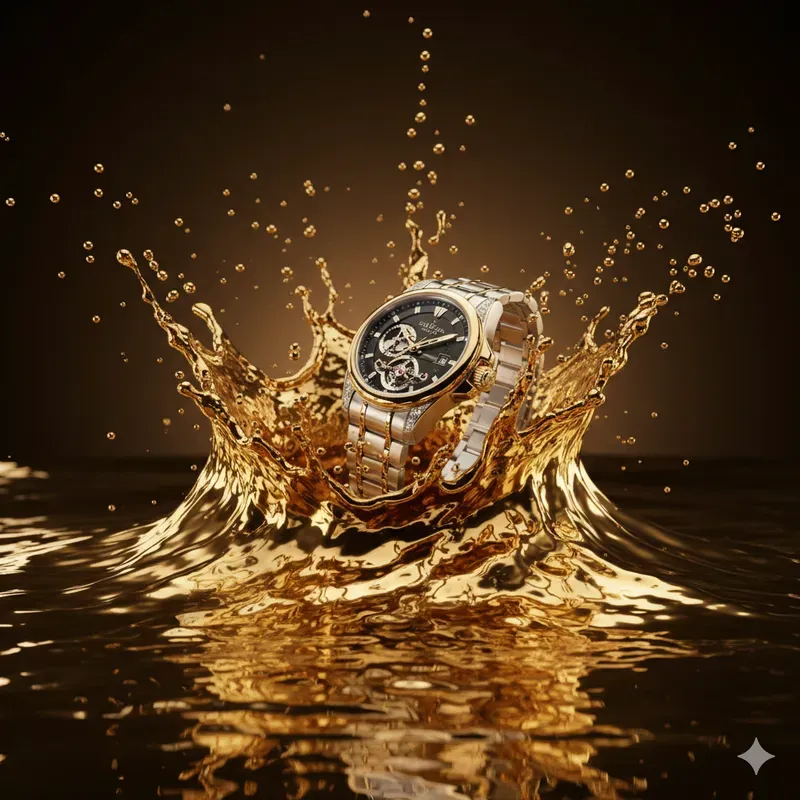 Luxury Molten Gold Splash Creators