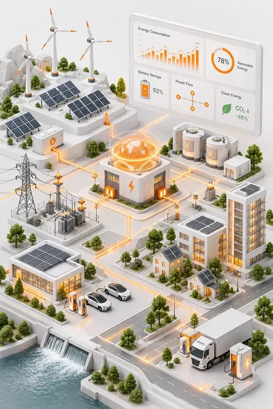 Futuristic 3D Isometric Systems