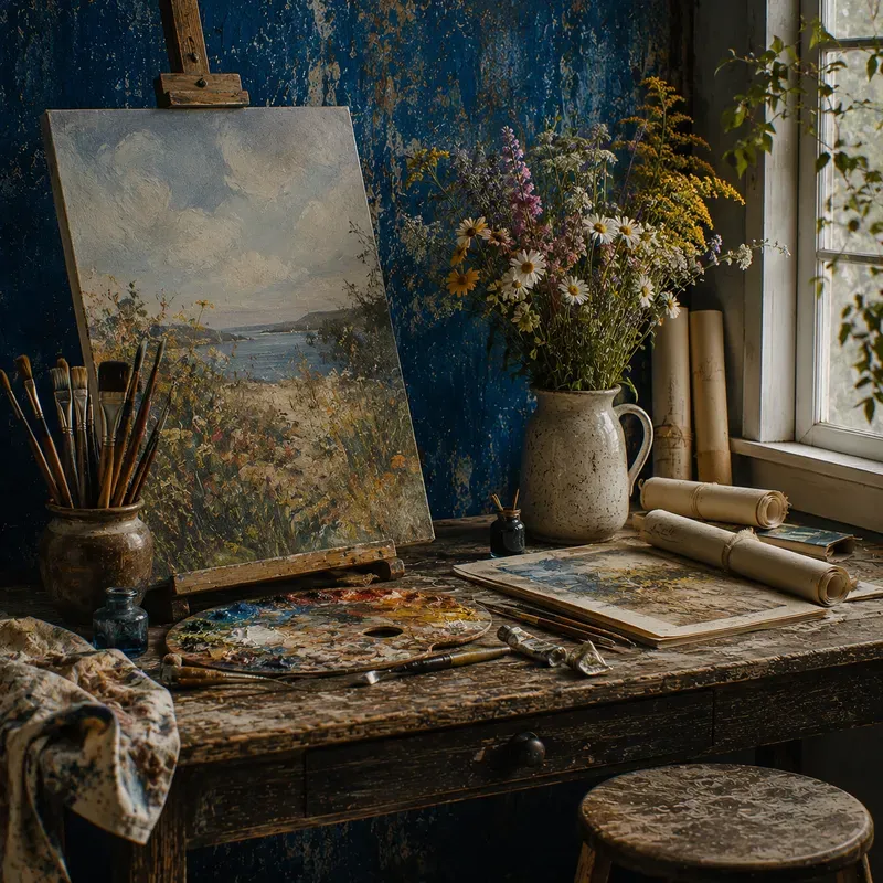Rustic Blue Story Scenes