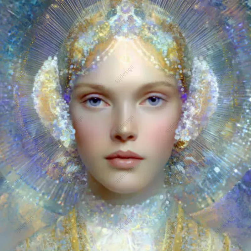 Celestial Aura Portrait Art
