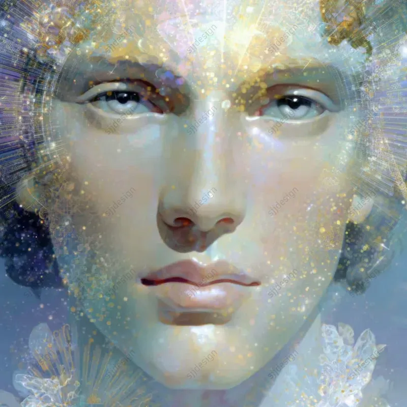 Celestial Aura Portrait Art