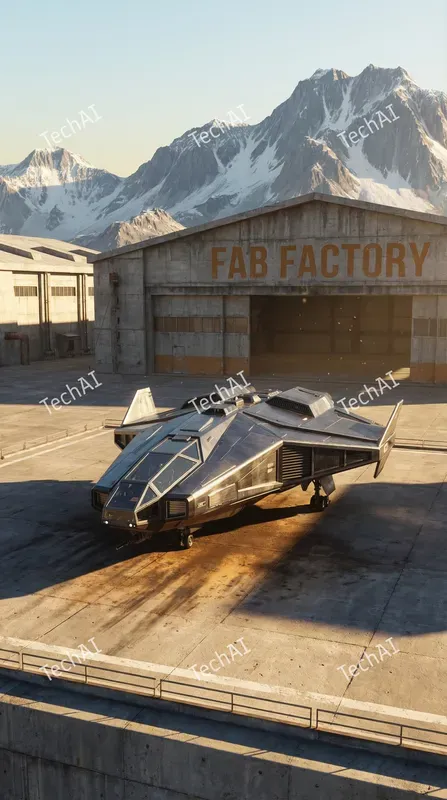 Cinematic Retrofuturistic 3D Art