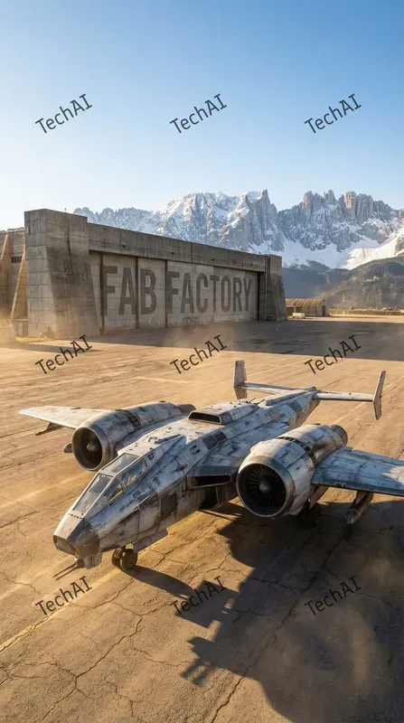 Cinematic Retrofuturistic 3D Art