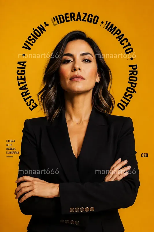 Editorial Halo Typography Portraits