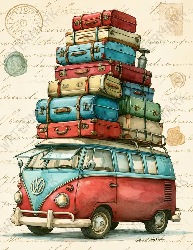 Cute Traveler Adventures Journal Pages