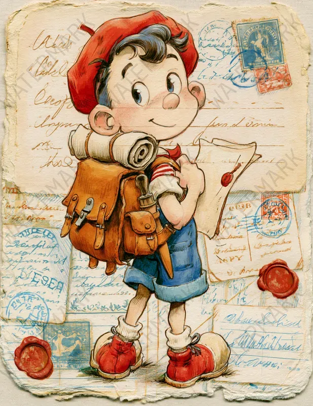 Cute Traveler Adventures Journal Pages