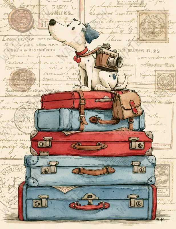 Cute Traveler Adventures Journal Pages