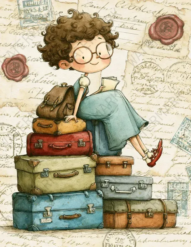 Cute Traveler Adventures Journal Pages