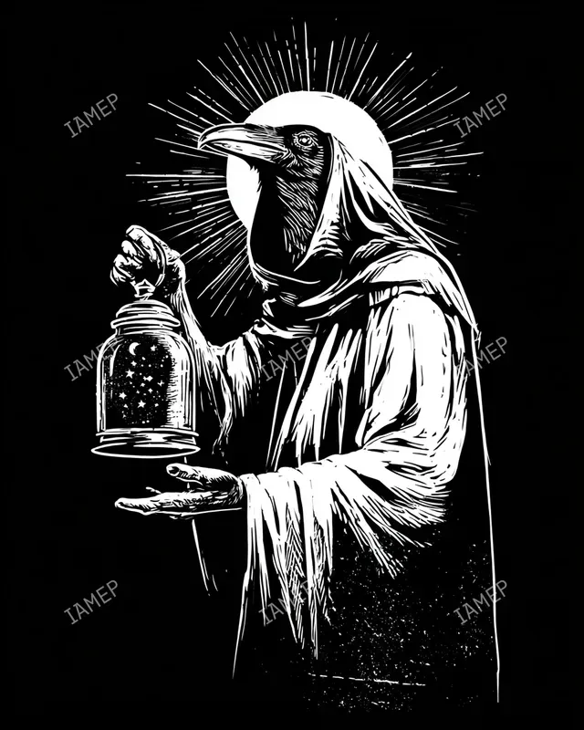 Dark Occult Woodcut Visions