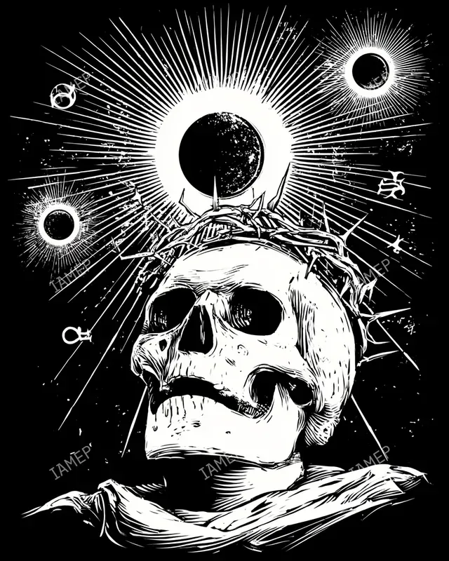Dark Occult Woodcut Visions