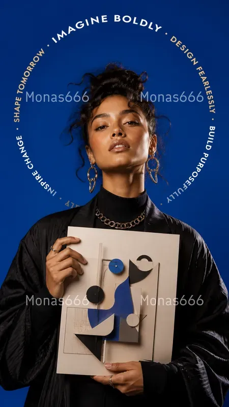 Editorial Halo Type Portrait Systems