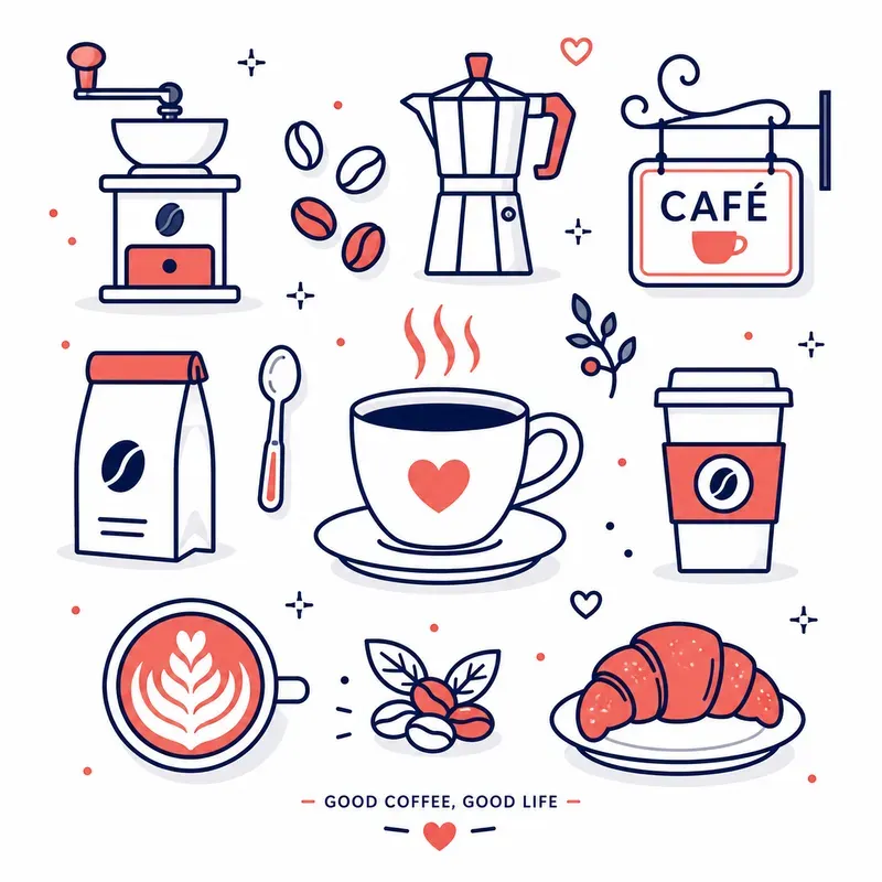 Minimalist Vector Icon Set Collections