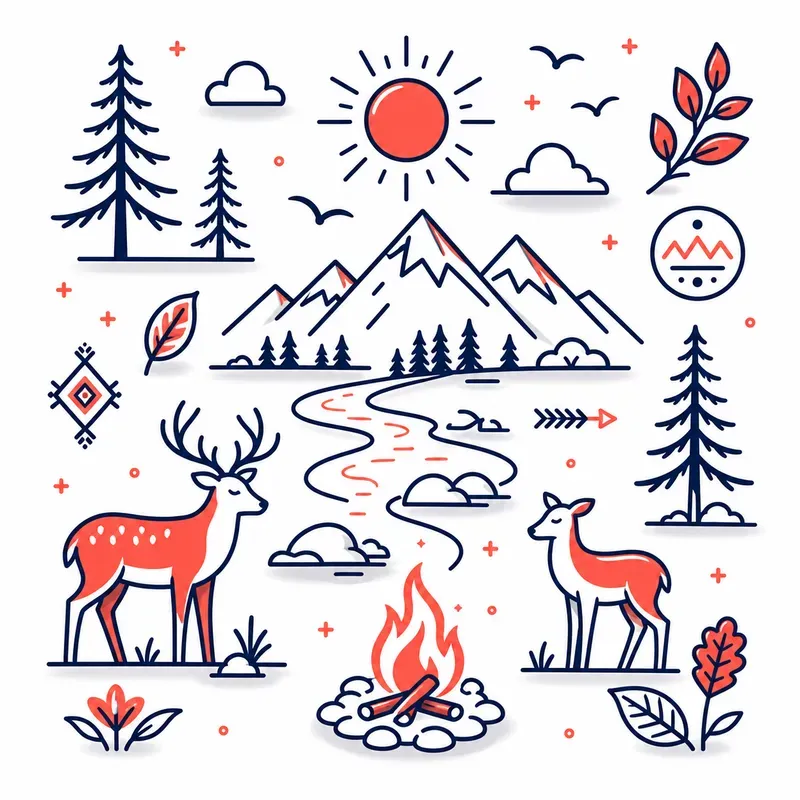 Minimalist Vector Icon Set Collections