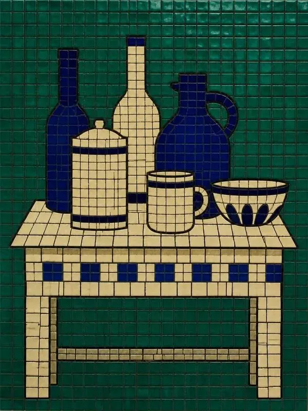 Retro Ceramic Tile Mosaic Murals