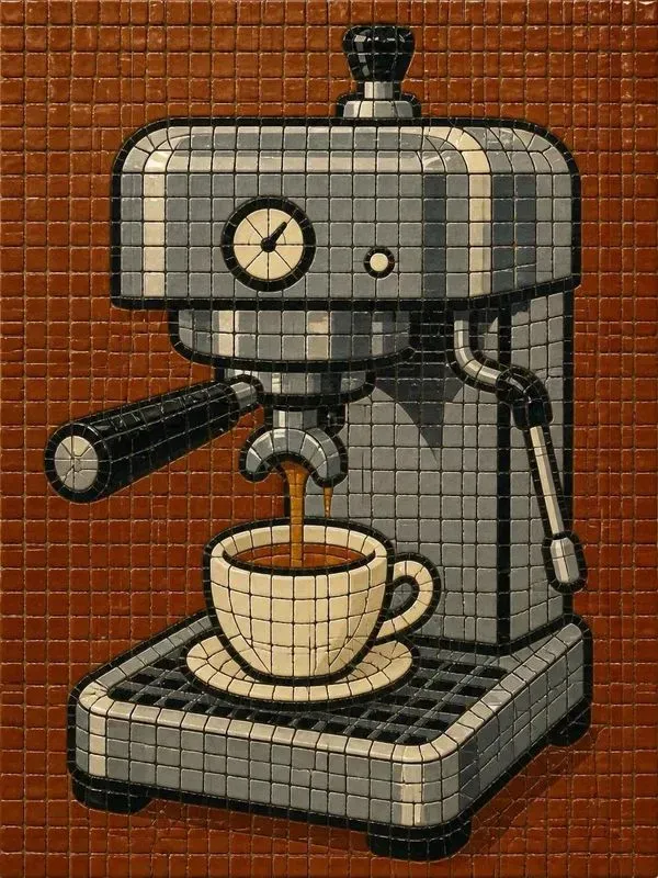 Retro Ceramic Tile Mosaic Murals