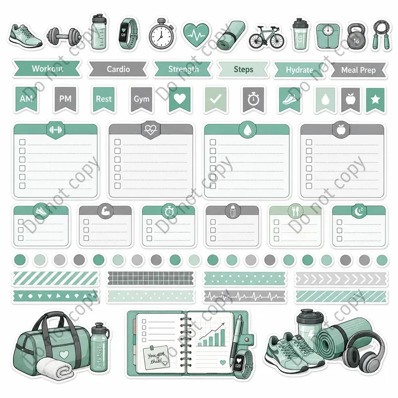 Kisscut Planner Sticker Sheets