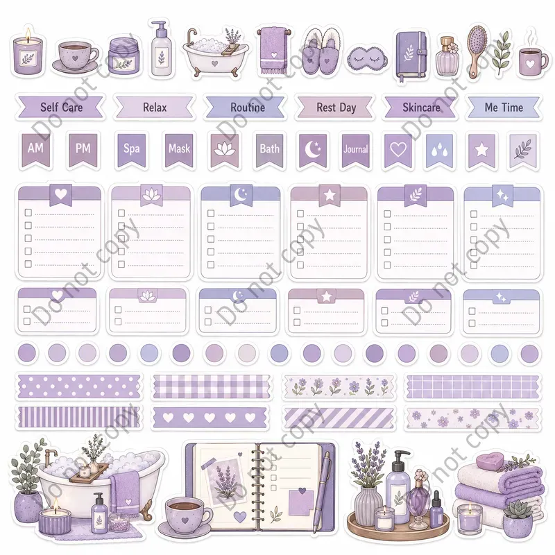 Kisscut Planner Sticker Sheets