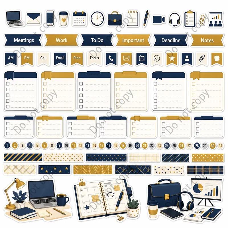 Kisscut Planner Sticker Sheets