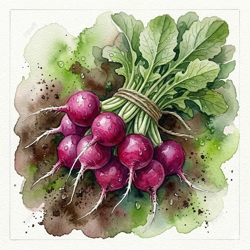 Botanical Watercolor Garden Studies