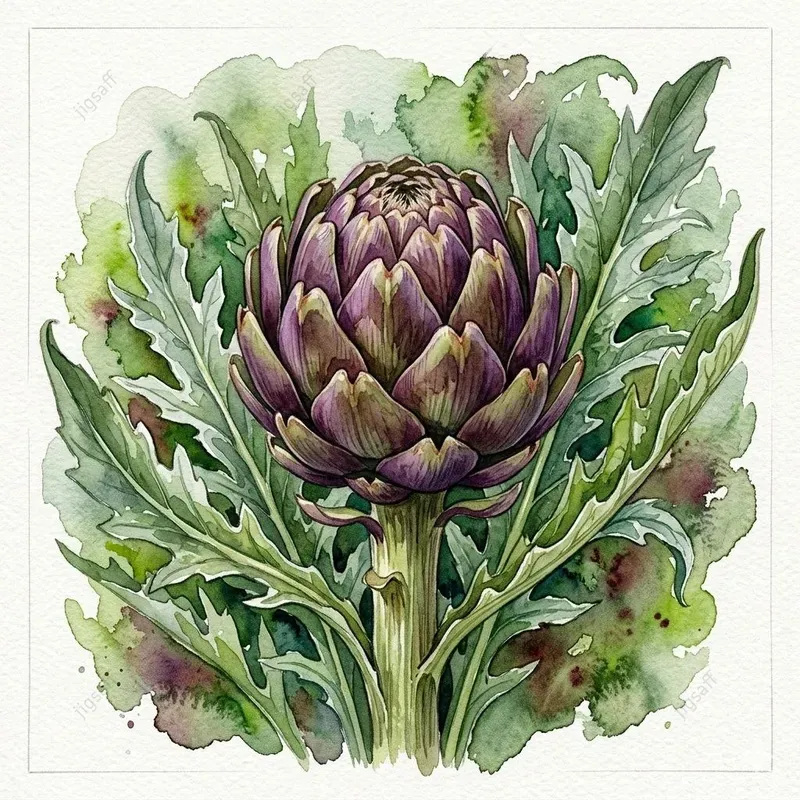 Botanical Watercolor Garden Studies