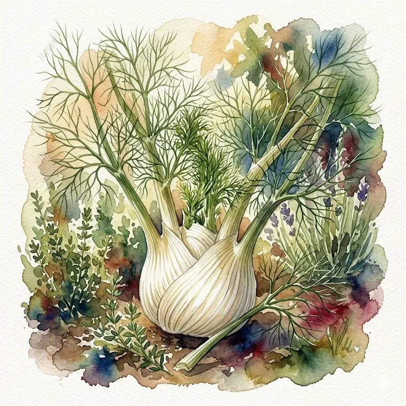 Botanical Watercolor Garden Studies