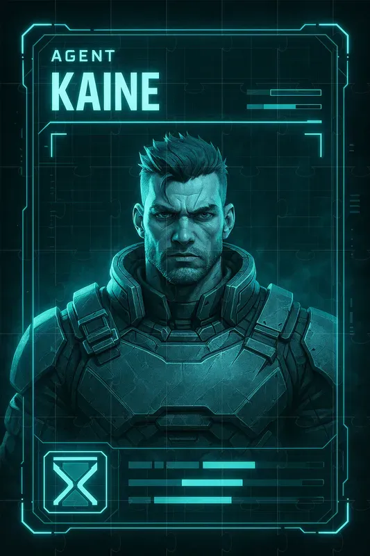 Neon Protocol Agent Id Cards